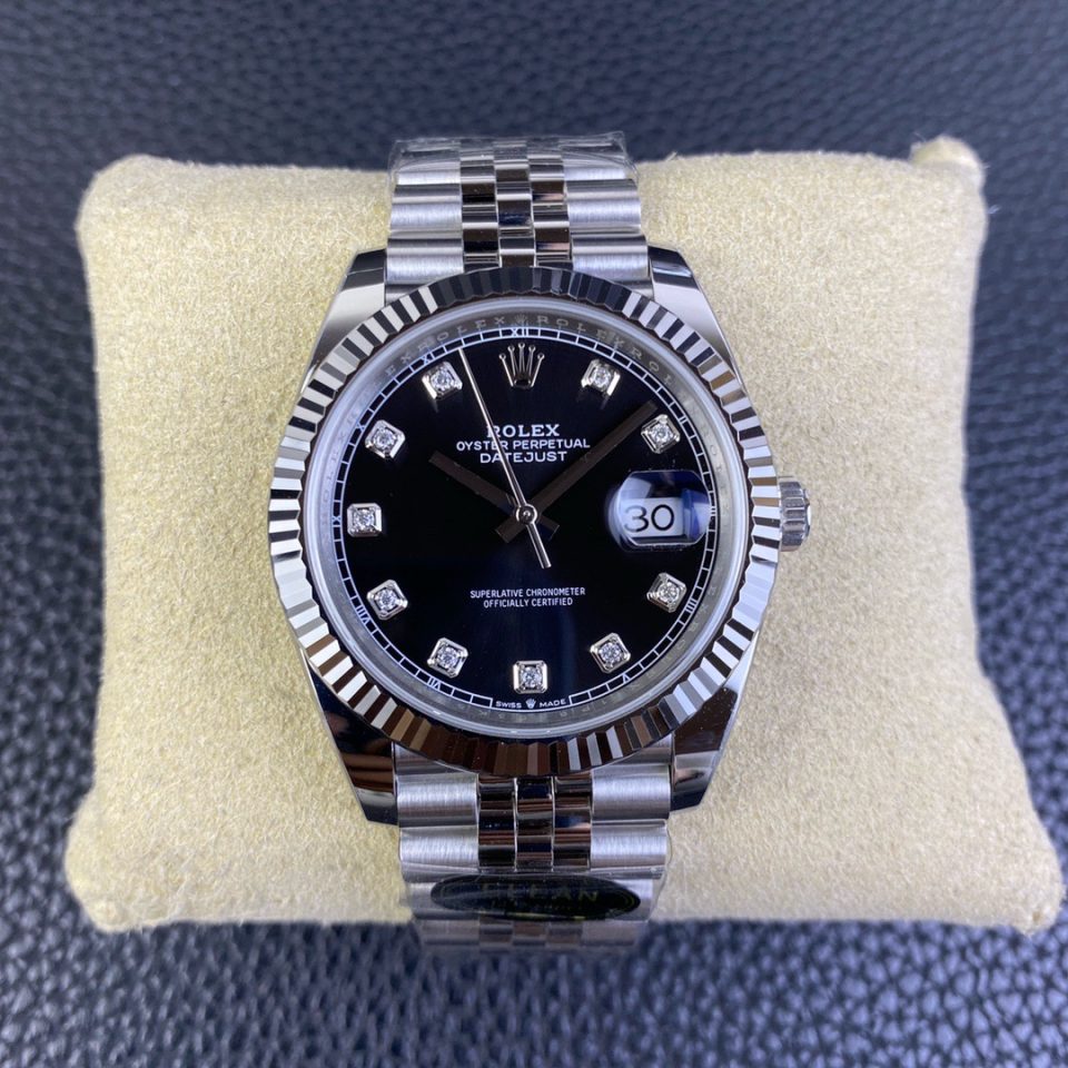 Rolex Datejust 126231 Black With Diamond Dial  