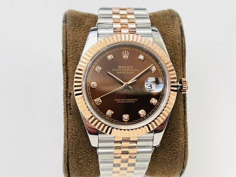 Rolex Datejust 126331 Everose Gold Automatic Chocolate Dial Jubilee  
