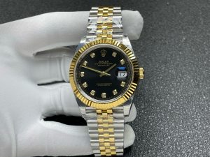 Rolex-Datejust-12633BKDJ-Steel-Gold-Automatic-Black-And-Diamond-Dial-Jubilee-gallery-2