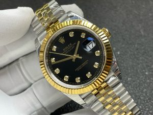 Rolex-Datejust-12633BKDJ-Steel-Gold-Automatic-Black-And-Diamond-Dial-Jubilee-gallery-3