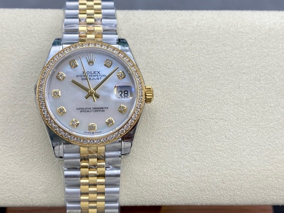 Rolex Datejust 16233 Steel Gold Mother of Pearl  