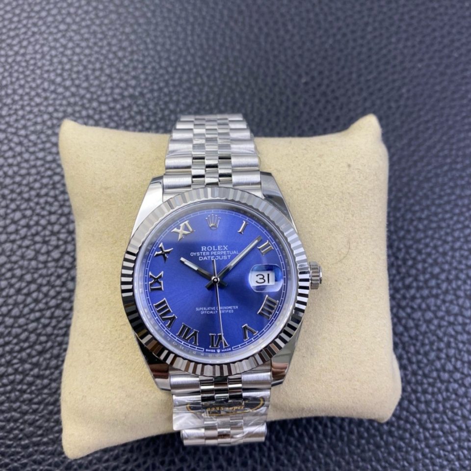 Rolex Datejust 178240-0037 Midsize Blue Steel  