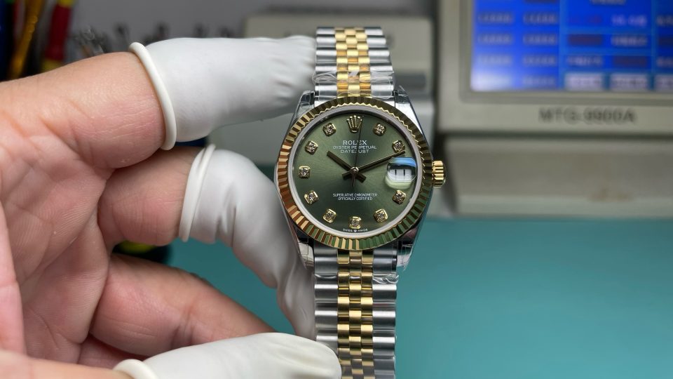 Rolex Datejust Olive Green  