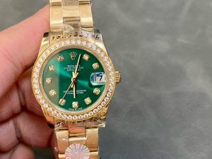 Rolex-Datejust-Yellow-Gold-Green-Dial-Iced-out-118348-cover-1