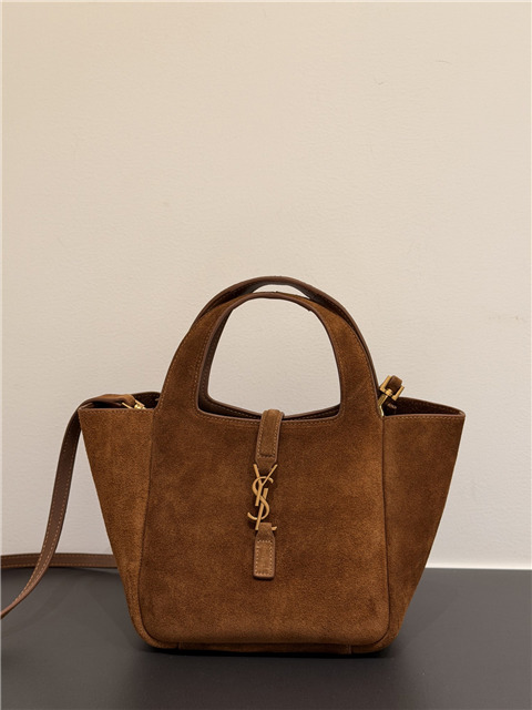 YSL LE 5 A 7 Baby Bea 872469 Caramel Cognac Suede