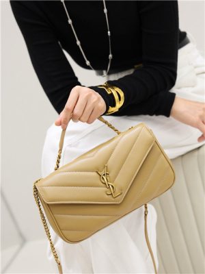 LOULOU Top-Handle 869461 Beige Lambskin-1.jpg