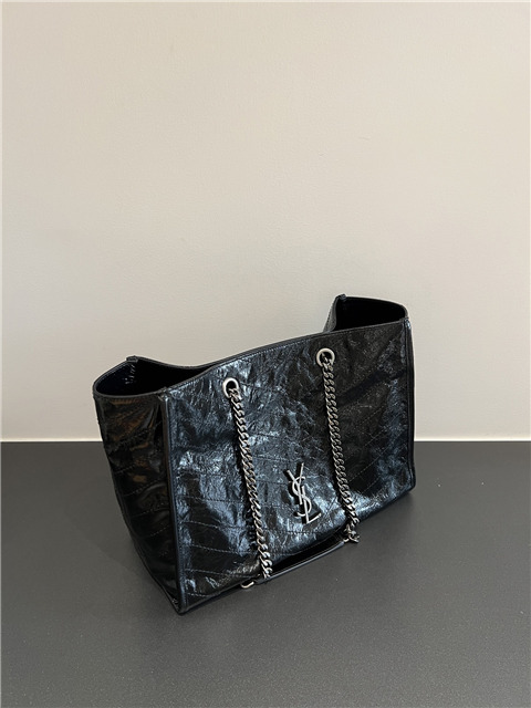 Medium Niki Shopping Bag 871151 Black Silver-2.jpg