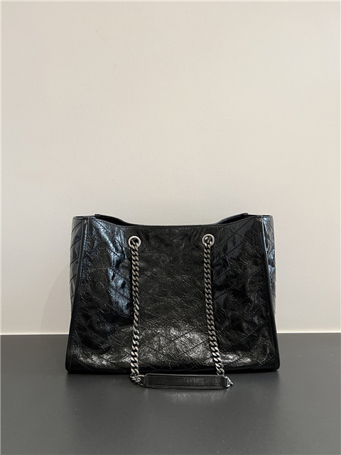 Medium Niki Shopping Bag 871151 Black Silver-4.jpg