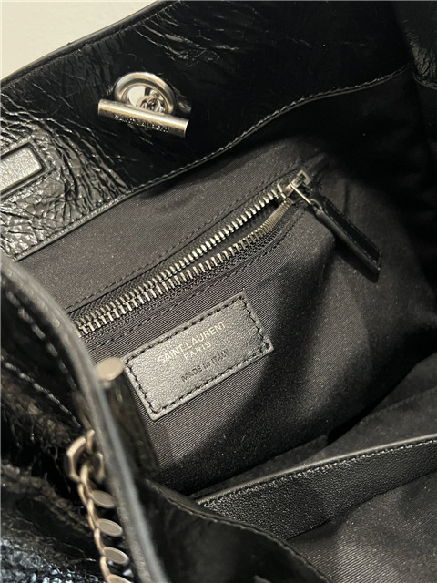 Medium Niki Shopping Bag 871151 Black Silver-8.jpg