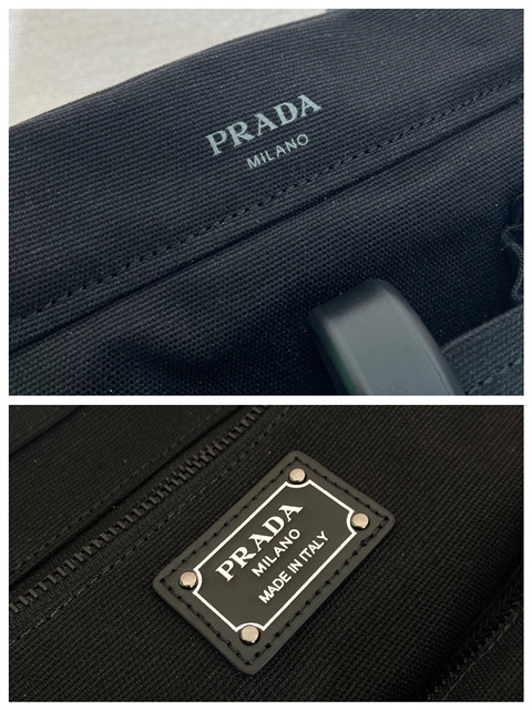Prada Route Large Tote Bag 1BG644 Black Canvas-10.jpg