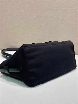 Prada Route Large Tote Bag 1BG644 Black Canvas-5.jpg
