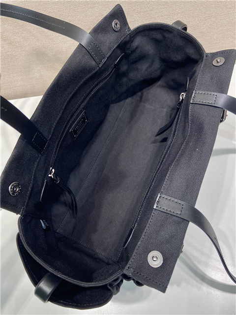 Prada Route Large Tote Bag 1BG644 Black Canvas-9.jpg