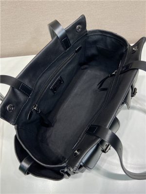 Prada Route Medium Tote Bag 1BG645 Black Leather-10.jpg