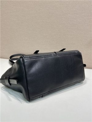 Prada Route Medium Tote Bag 1BG645 Black Leather-7.jpg