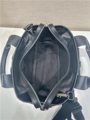 Prada Route Medium Tote Bag 1BG660 Black Leather-10.jpg