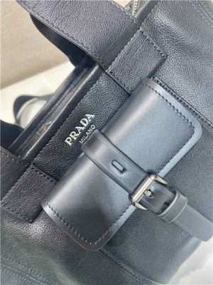 Prada Route Medium Tote Bag 1BG660 Black Leather-8.jpg